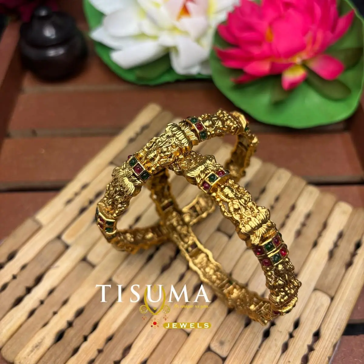 Antique Divine Kemp Kada Bangles